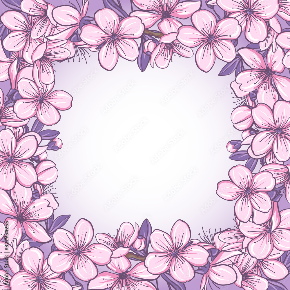 Cherry blossom frame Cherry blossom frame