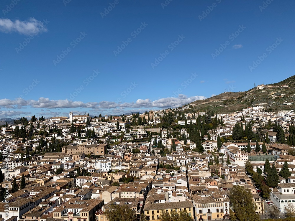 Alhambra Palace of the Emir in the Spanish city of Granada