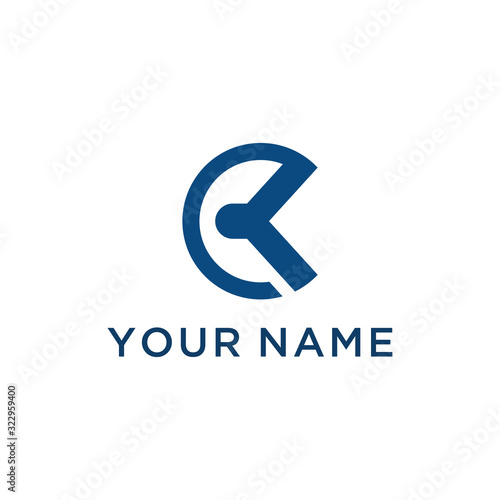 CK C K Letter Logo Design. Creative Modern 