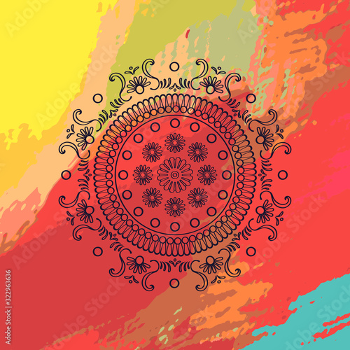 Rangoli mandala