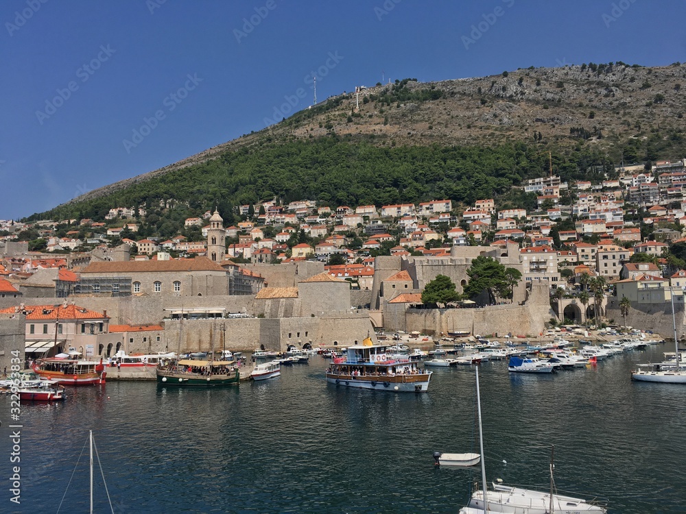 harbor in croatia Dubrovnik