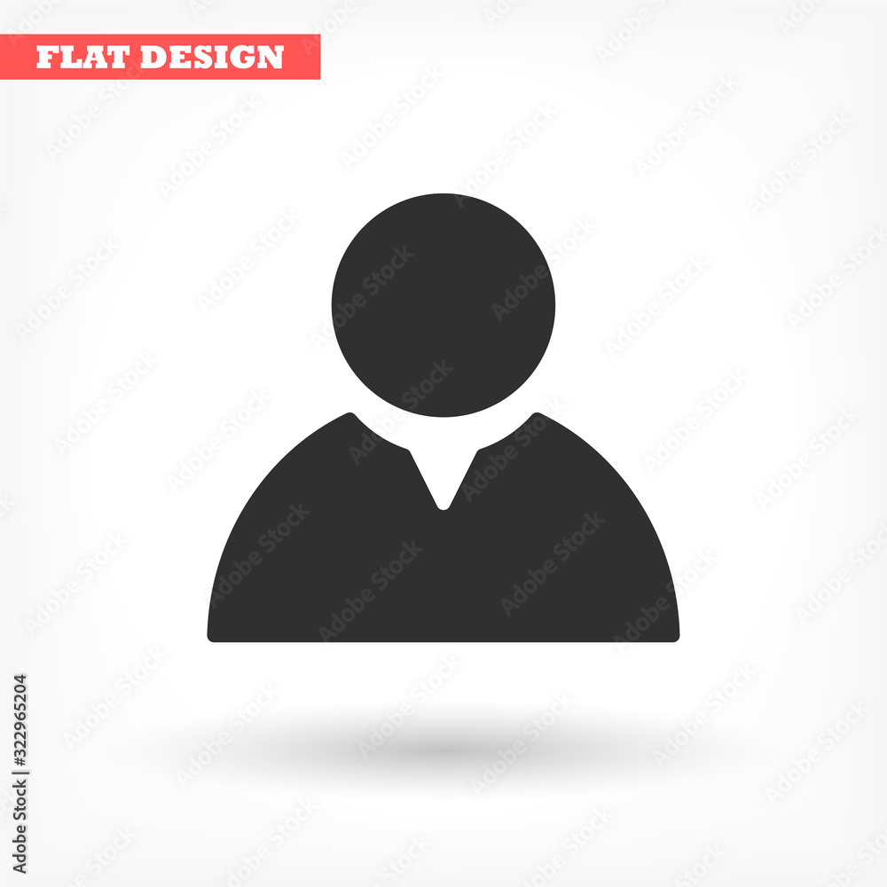 Human icon , lorem ipsum Flat design Human icon , lorem ipsum Flat design