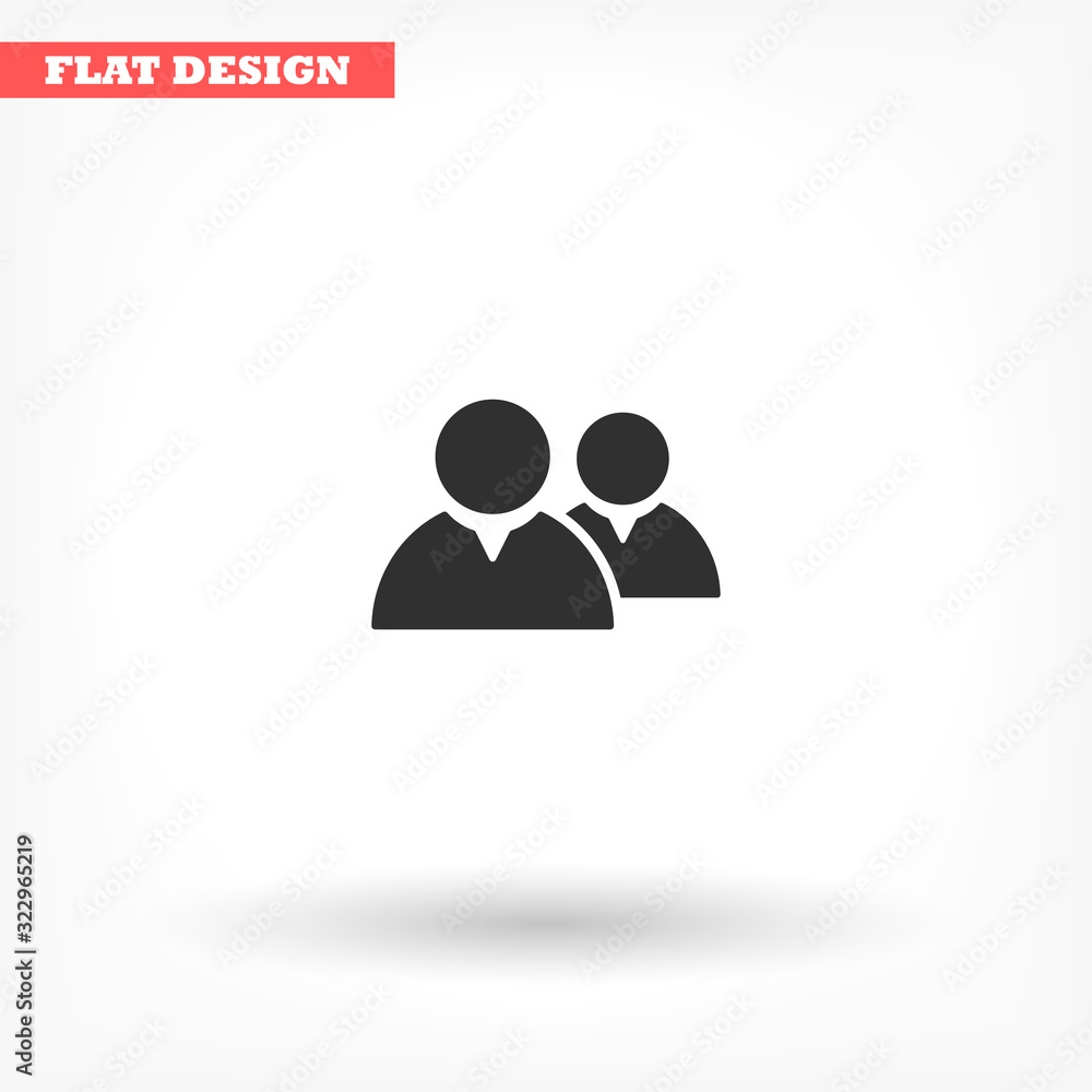 Human vector icon , lorem ipsum Flat design Human vector icon , lorem ipsum Flat design