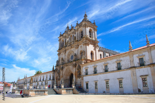 View of the Alcobaça Cathedral photo