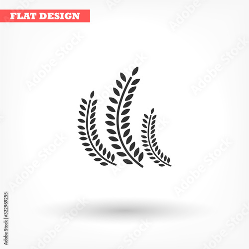 Settings vector icon , lorem ipsum Flat design