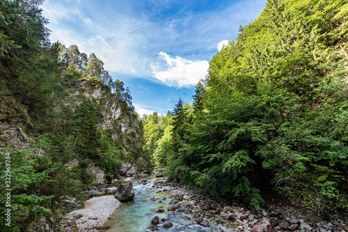 The River Slizza canyon (Gailitz in German language) near the small town of Tarvisio, Friuli Venezia Giulia, Italy, Europe © Alberto Masnovo
