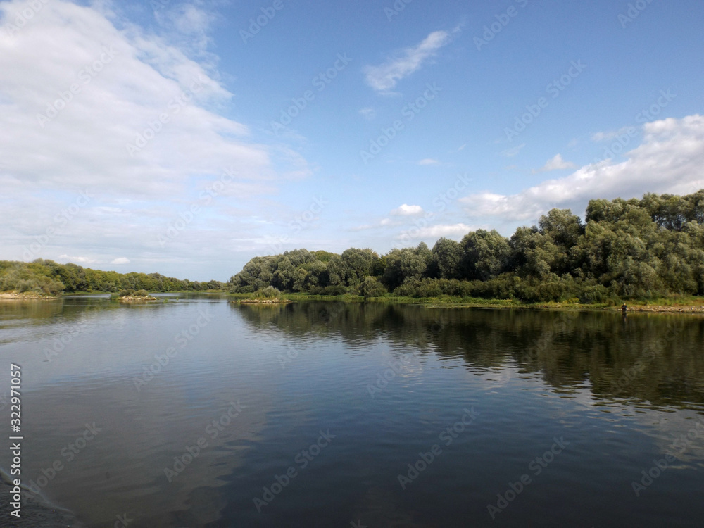 Fototapeta premium Oka river in Ryazan