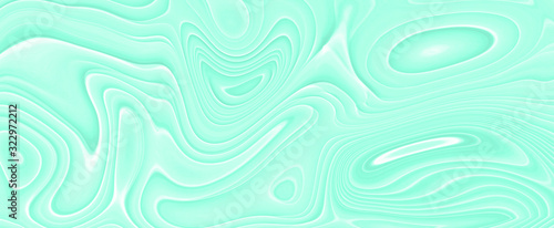 Neo mint background in a modern trend shade  a beautiful textural eyelash with waves and patterns. Template for screensaver or packaging  abstract illustration in blue. 