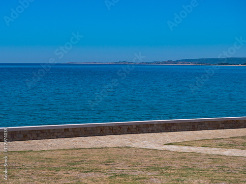 Anzac war memorial at the Gallipoli Peninsula  Northern Turkey 