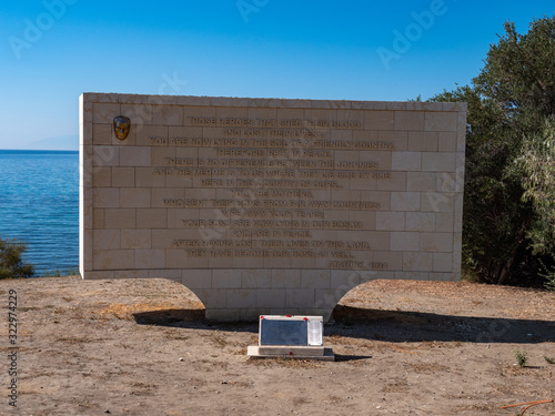 Lone Pine Cemetery First World War Memorial at the Gallipoli Peninsula, Northern Turkey photo