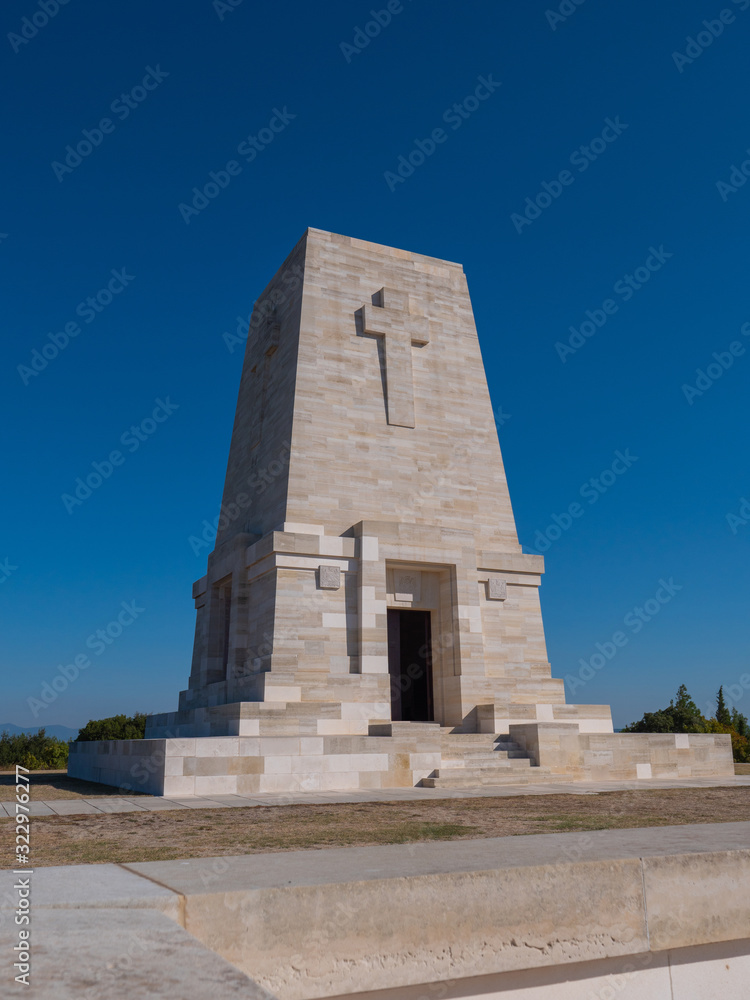 Lone Pine Cemetery First World War Memorial at the Gallipoli Peninsula, Northern Turkey