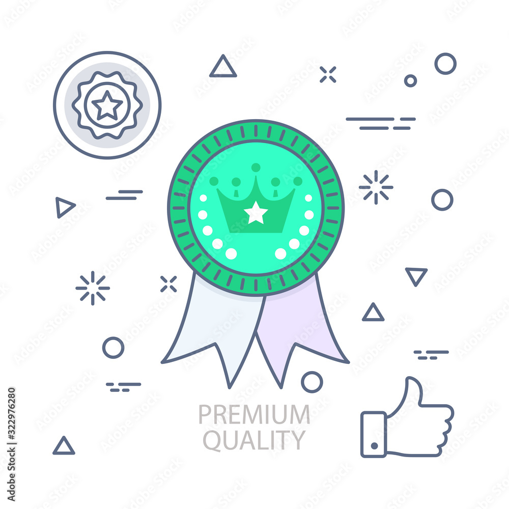 Fototapeta premium Premium Quality vector illustration flat design concept. EPS 10 File