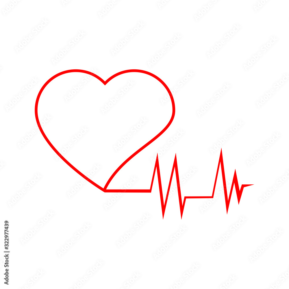 Art design health medical heartbeat pulse icon illustration Art design health medical heartbeat pulse icon illustration