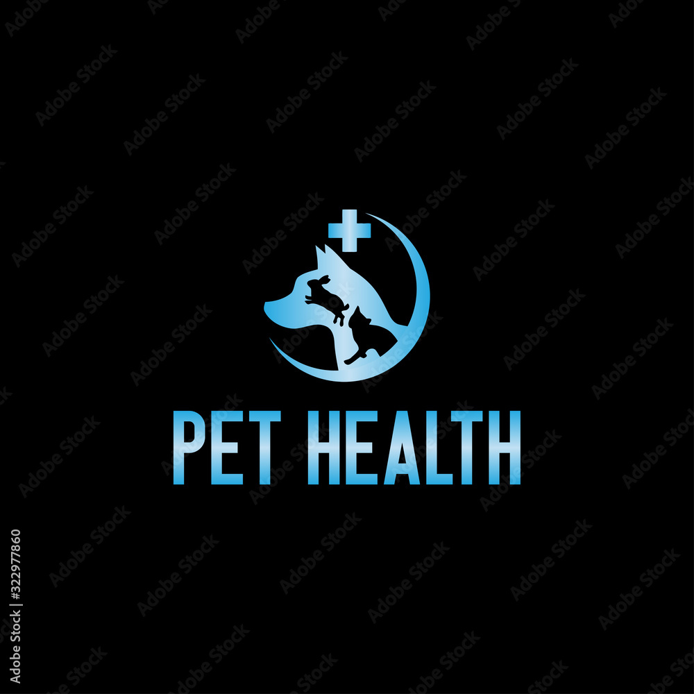 Creative pet treatment, pet medical logo design Creative pet treatment, pet medical logo design