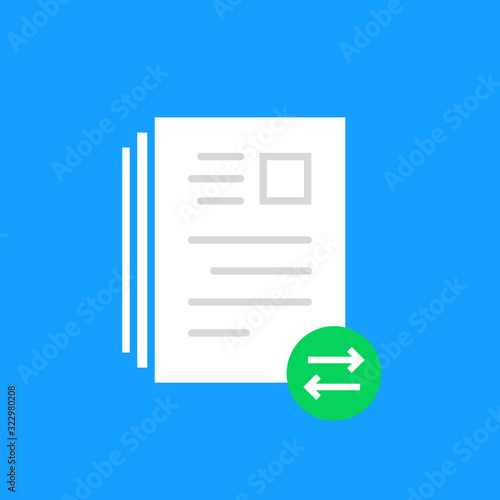 sending or receiving documents and cv