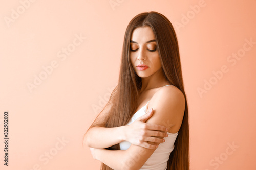 Beautiful woman with health...