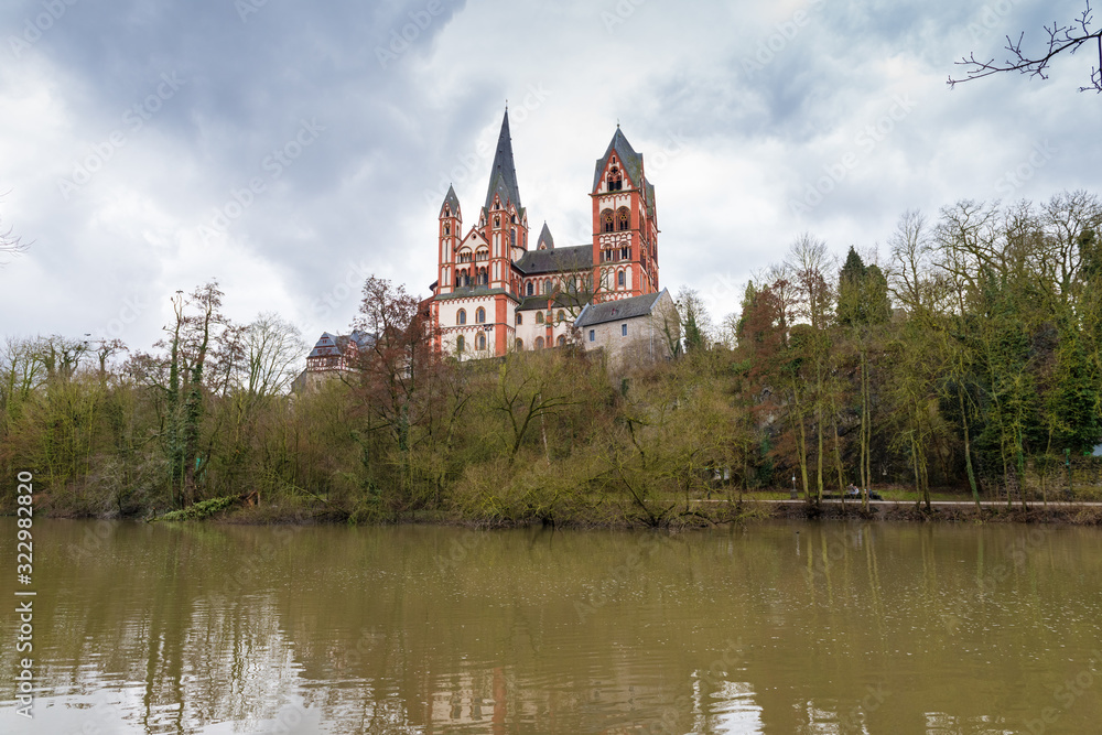 Limburg Cathedral seen from across the Lahn River Limburg Cathedral seen from across the Lahn River