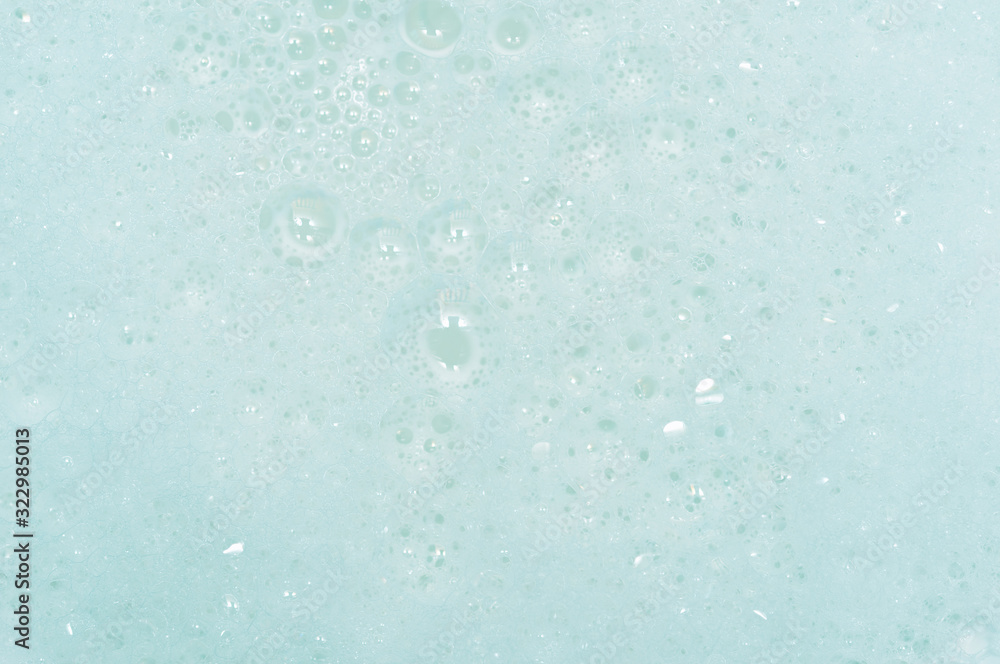 Blue foam background Blue foam background