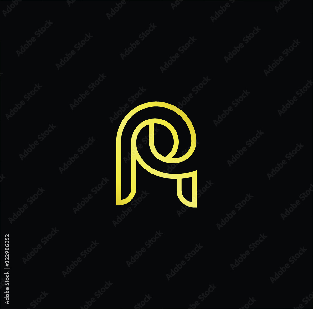 Outstanding professional elegant trendy awesome artistic black and gold color AP PA initial based Alphabet icon logo. Outstanding professional elegant trendy awesome artistic black and gold color AP PA initial based Alphabet icon logo.