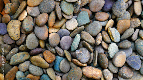 pebbles beach stone background