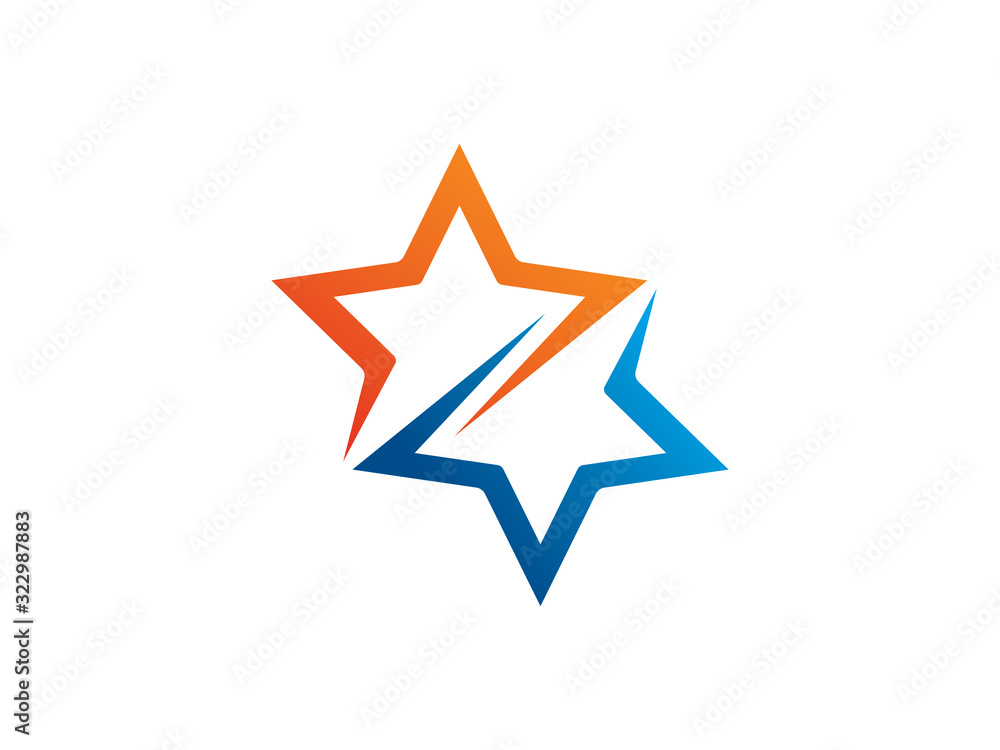 Star logo template design, icon, symbol Star logo template design, icon, symbol