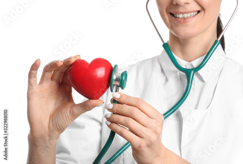 Female cardiologist with re...