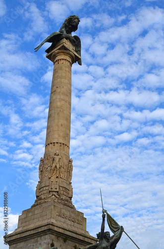 Monument to the Heroes of the Peninsular War in the rotunda da Boavista, Porto, Portugal photo