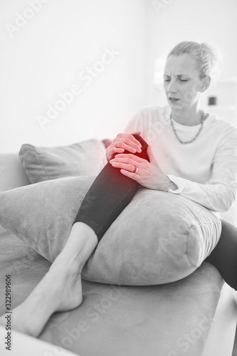 Physical injury of leg / knee / joint at home.