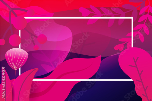 Background Nature Floral design for cosmetics, perfume, beauty care products. Can be used as greeting card, wedding invitation