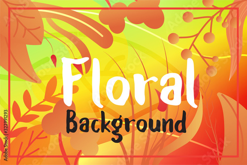 Background Nature Floral design for cosmetics, perfume, beauty care products. Can be used as greeting card, wedding invitation