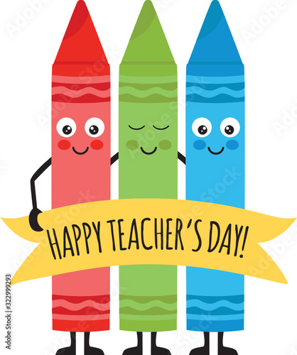 Teacher's Day Crayons