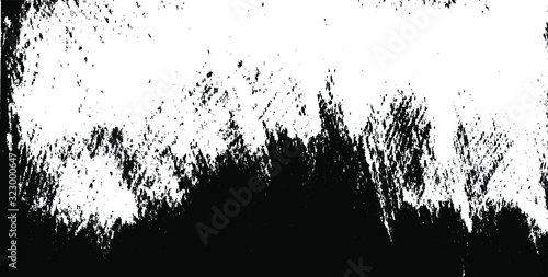 Dark grunge urban texture vector. Distressed overlay texture. Grunge background. Abstract obvious dark worn textured effect. Vector Illustration. Black isolated on white. EPS10.