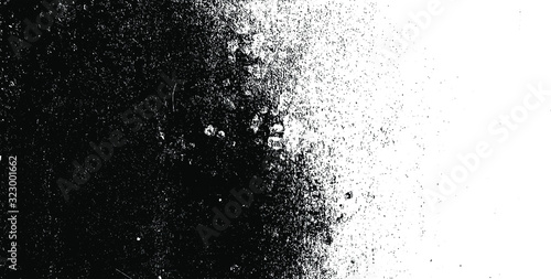 Rough black and white texture vector. Distressed overlay texture. Grunge background. Abstract textured effect. Vector Illustration. Black isolated on white background. EPS10.