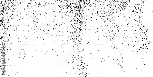 Abstract vector noise. Grunge texture overlay with rough and fine black particles isolated on white background. Vector illustration. EPS10.