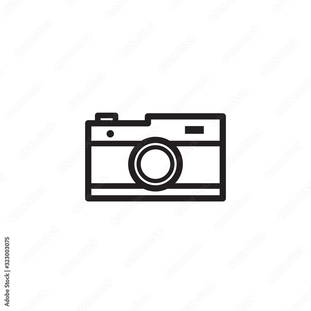 Camera icon vector design template Camera icon vector design template