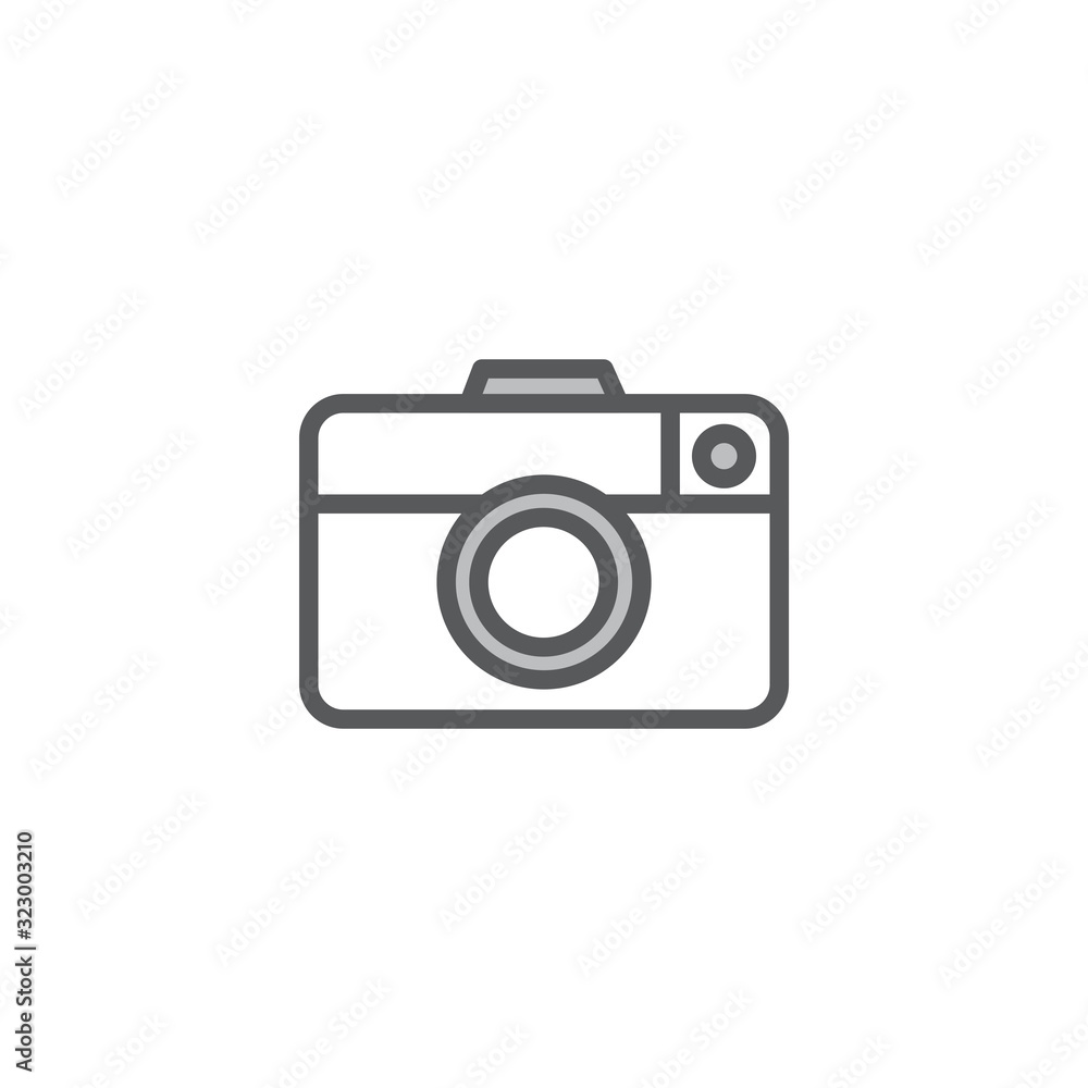 Camera icon vector design template Camera icon vector design template