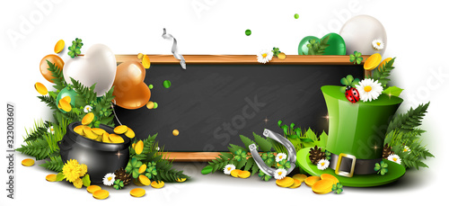 St. Patrick's Day header or banner