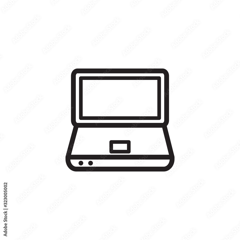 Laptop icon vector design template Laptop icon vector design template