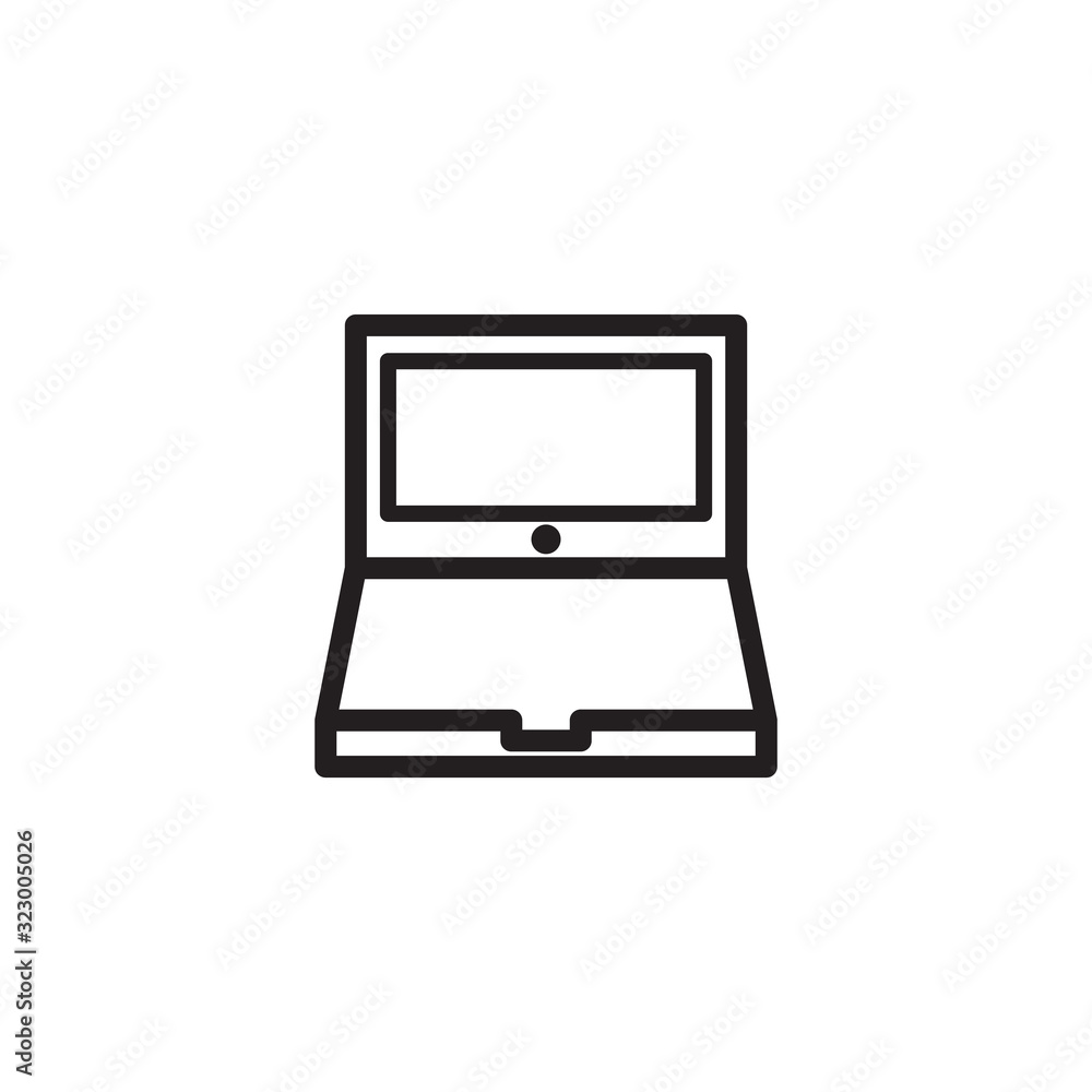 Laptop icon vector design template Laptop icon vector design template