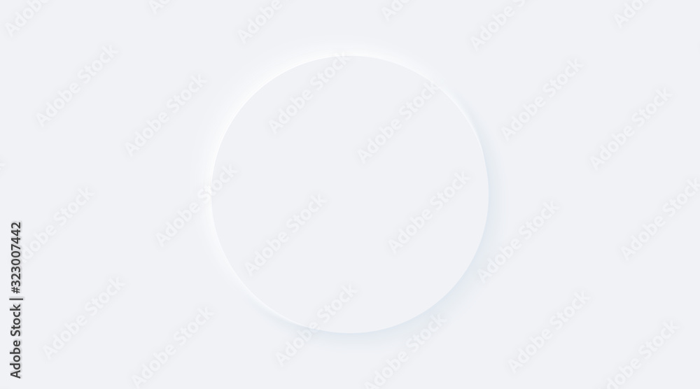 Bright white gradient buttons. Internet symbols on a background. Neumorphic effect icons. Shaped figure in trendy soft 3D style. Circle ellipse Bright white gradient buttons. Internet symbols on a background. Neumorphic effect icons. Shaped figure in trendy soft 3D style. Circle ellipse