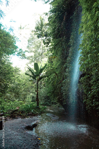 Tukad Cepung waterfall bali photo