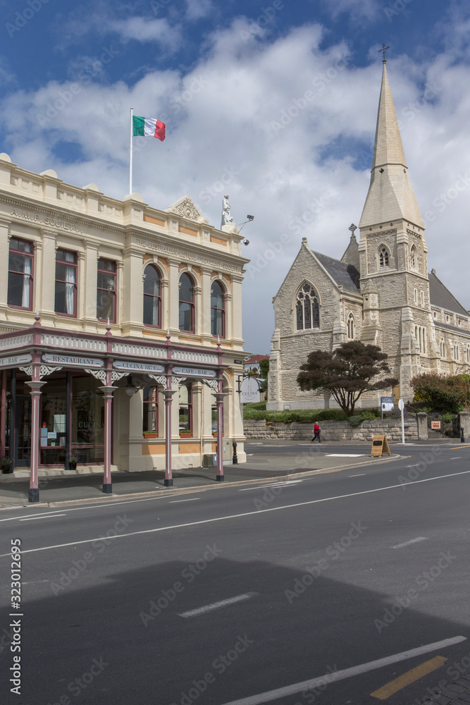 Oamaru Victorian town in New Zealand Church