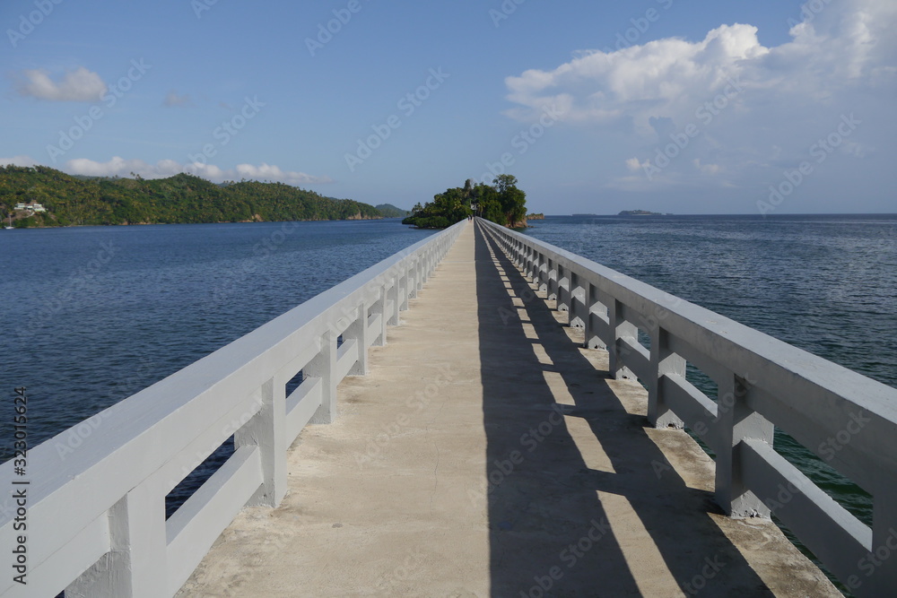 Samana Dominikanische Republik Meeresbrücke