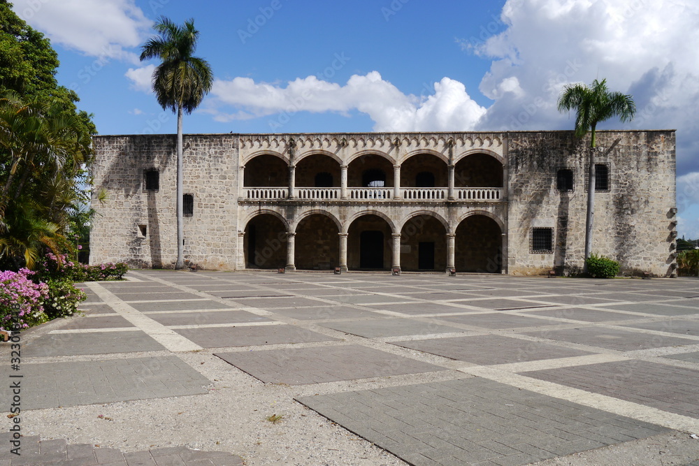 Alcázar de Colón in Santo Domingo Plaza de la Hispanida