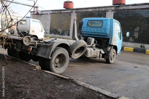 rear part of urban garbage truck