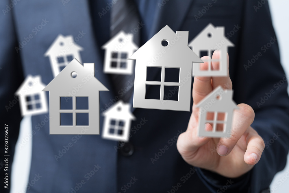 Hands - Holding House digital concept. Hands - Holding House digital concept.