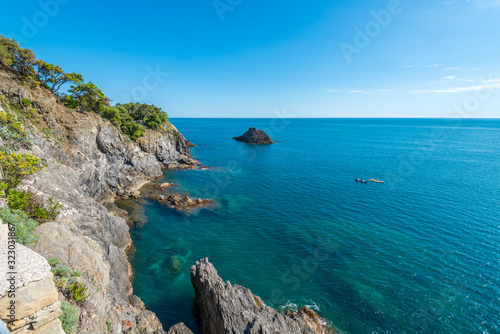 Monterosso al mare (Cinque terre) - scenic Ligurian coast, Italy