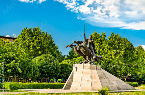 Zoravar Andranik statue in Yerevan, Armenia photo