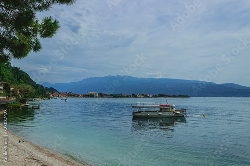 The shore of lake Garda. Italy.