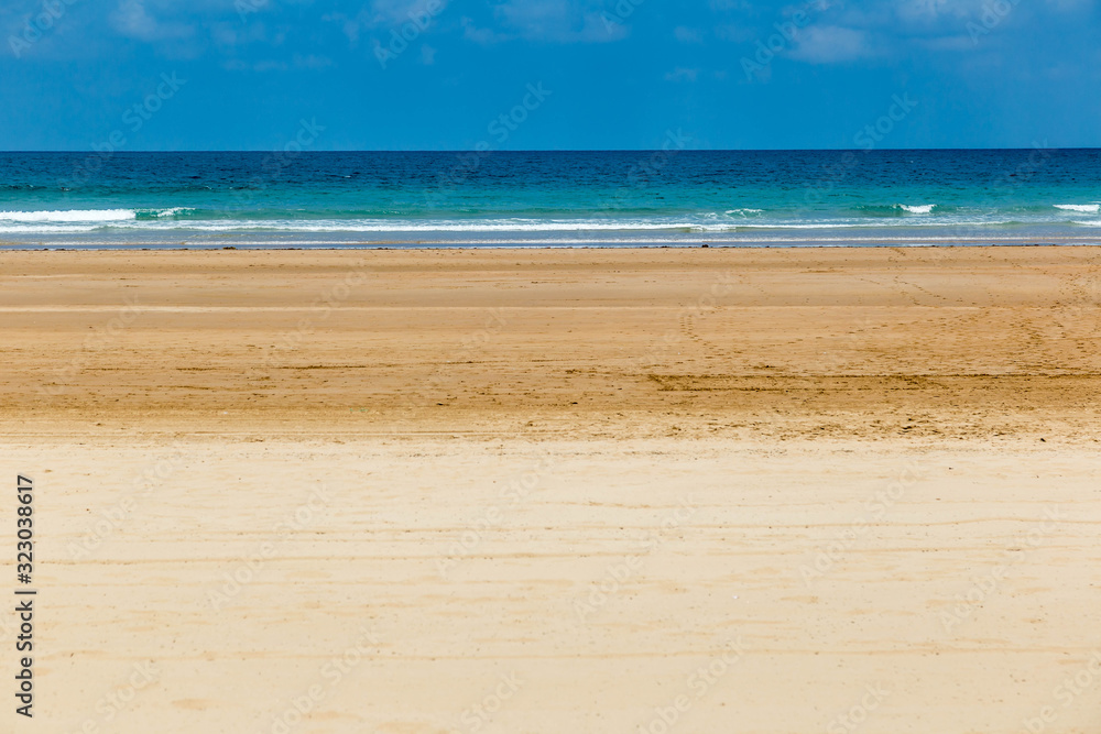 Atlantik-Strand, Kantabrien, Spanien Atlantik-Strand, Kantabrien, Spanien